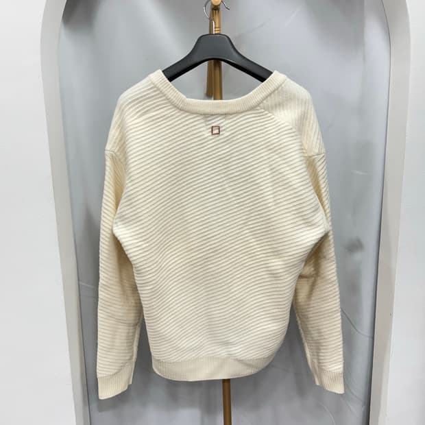 우영미 사선 가디건 48