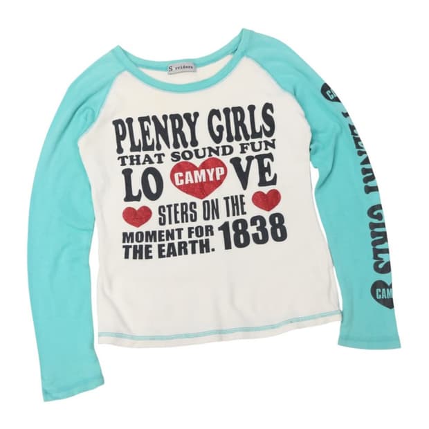 민트코어 키치 프린팅 나그랑 티셔츠