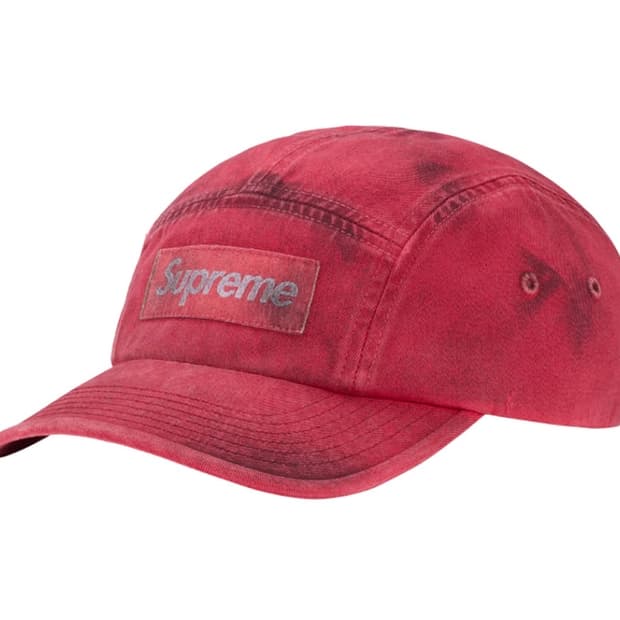 슈프림 overdyed camp cap 25fw