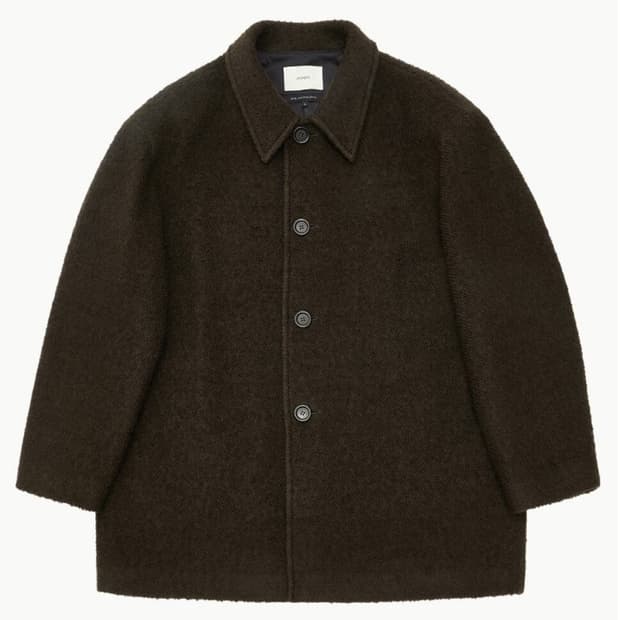 [M] 아모멘토 울 하프 코트