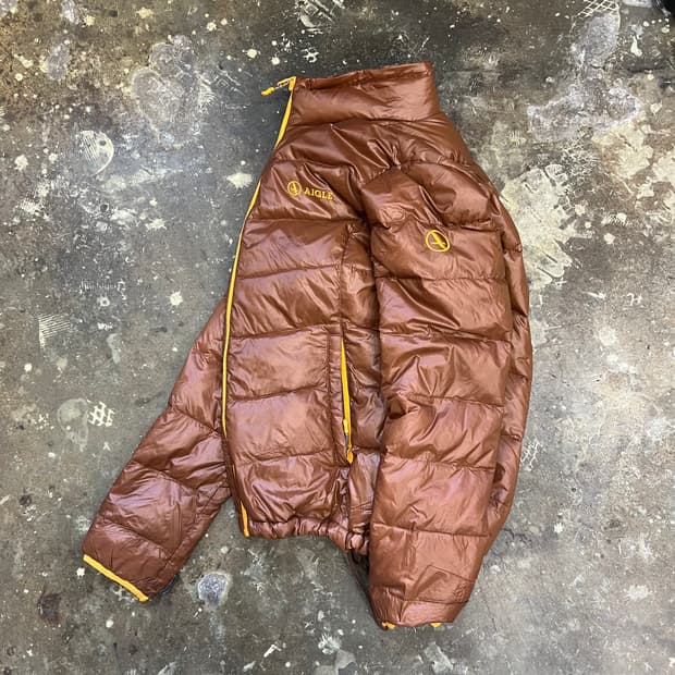 L) 에이글 덕다운 경량 패딩점퍼 오리털 패딩점퍼