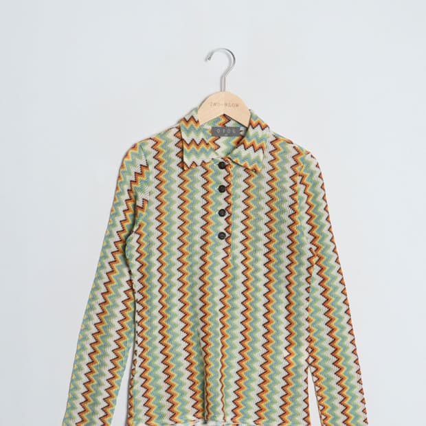 O.Z.O.C Pattern Slim Polo Shirts