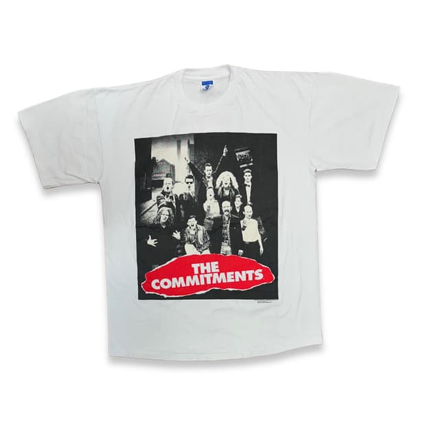 1991' THE COMMITMENTS 무비 프로모 티셔츠 XL