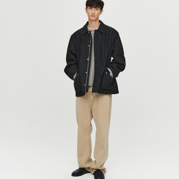 [M] 호이테 벤 와이드 데님 베이지