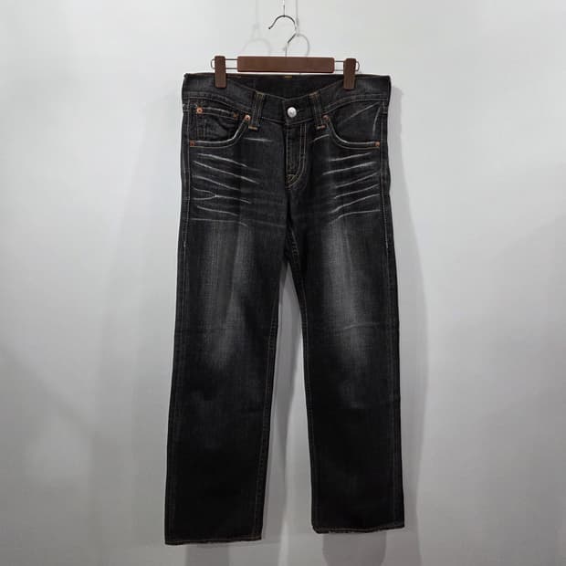 리바이스 503 클래식 흑청 데님팬츠 32/32