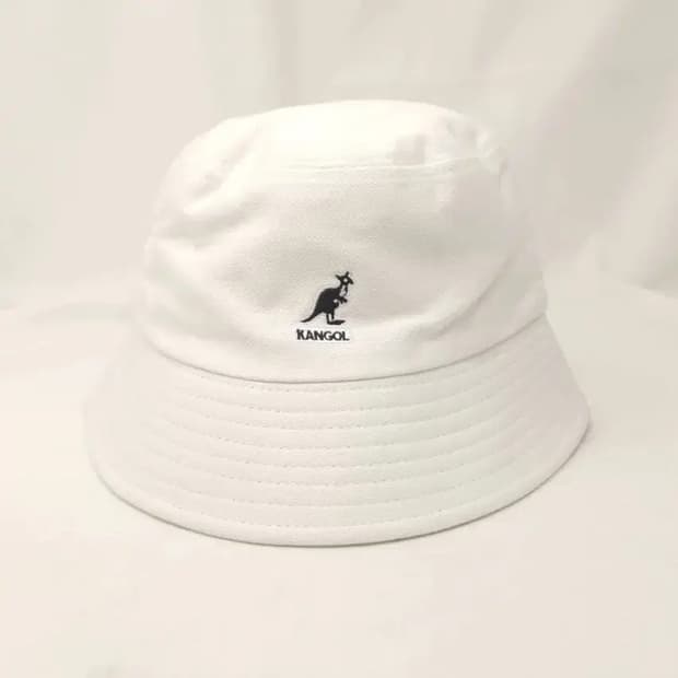 캉골 버뮤다 캐주얼 버킷햇 화이트