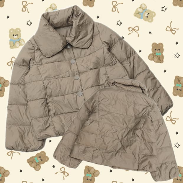 🥯러블리 경량 패딩 🥯 카라 포인트 히메갸루 양산형 라떼갸루 