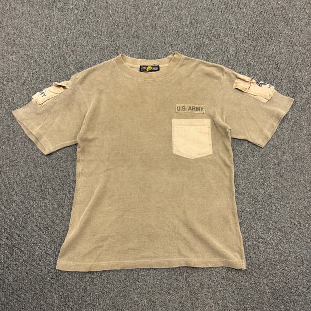 M) US ARMY 빈티지 밀리터리 반팔 티셔츠