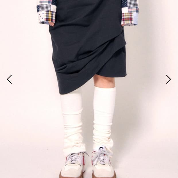 Loerails layered tuck middle skirts