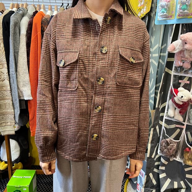 [Japanese Vintage] 울 셔츠jk