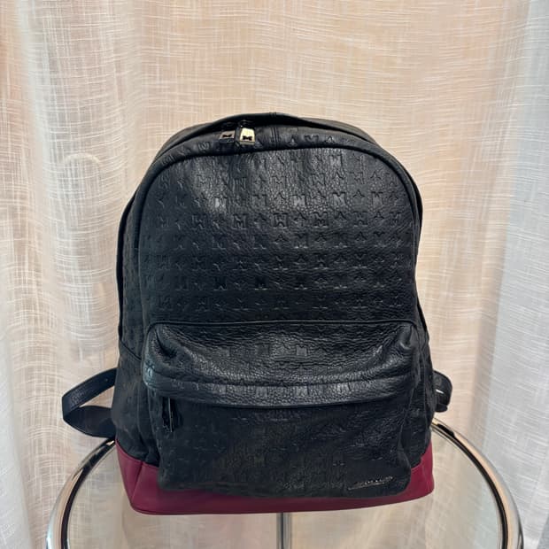 정품 메트로시티 가죽 백팩    