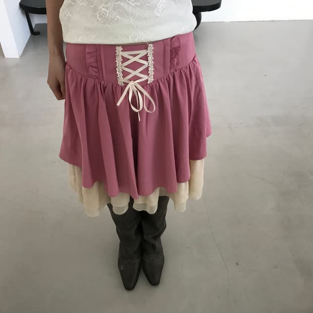 axes femme pink skirt