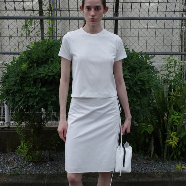 *가격조정O/판매중단예정* 로우클래식 오가닉 실켓 미니 반팔티셔츠