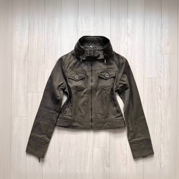 Cecil McBee 세실맥비 하이넥 버클 자켓 아카이브 y2k 갸루