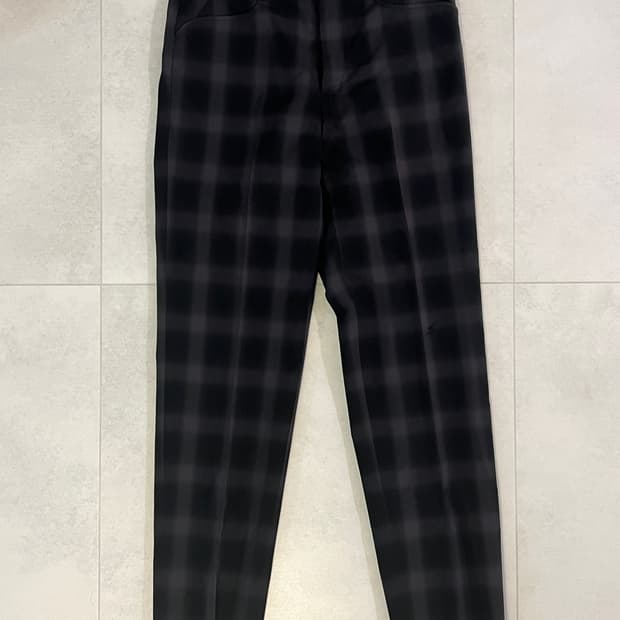 언더커버 09ss  "POPTONEZ 체크 슬랙스