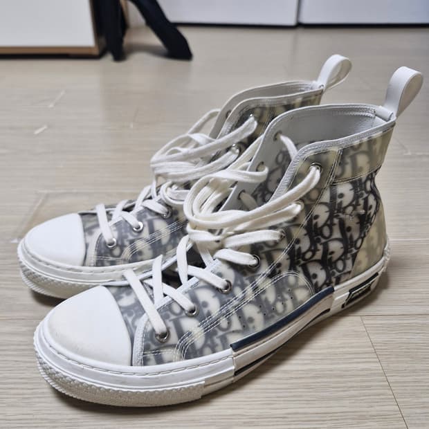 [44] 디올 오블리크 b23 하이탑 백화점 구매 정품