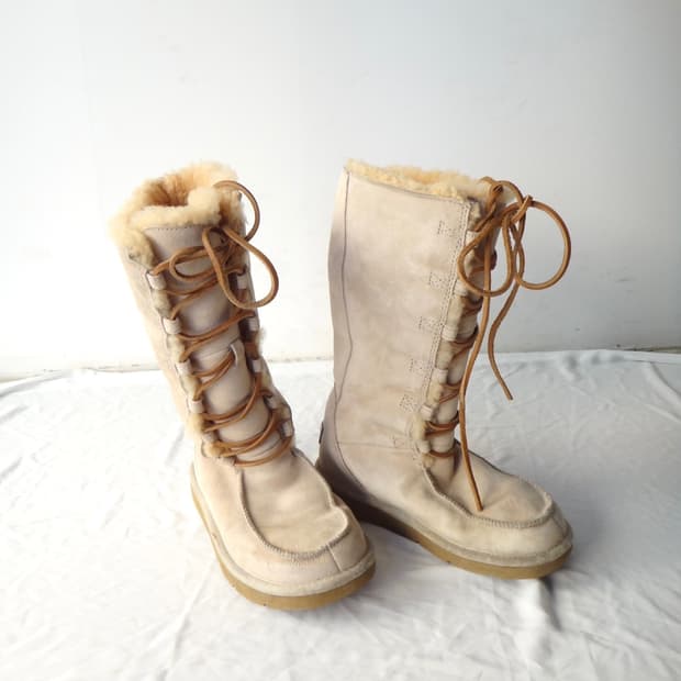 UGG laceup strap long boots
