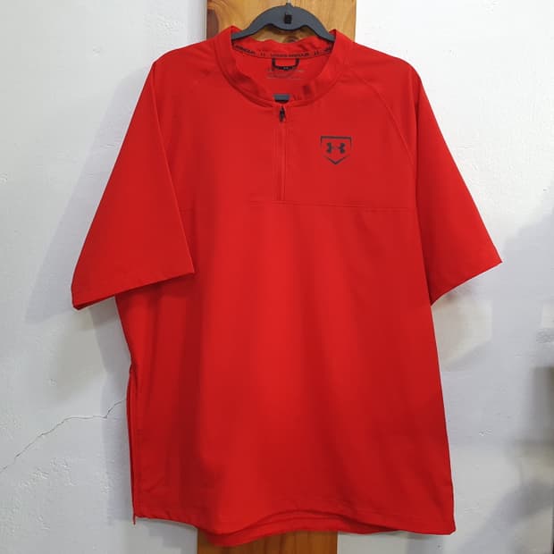 언더아머 반팔 집업티