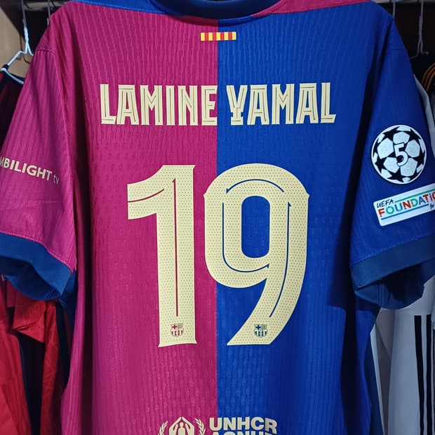 (어센틱) 24 25 바르셀로나 야말 어센틱 홈 유니폼 