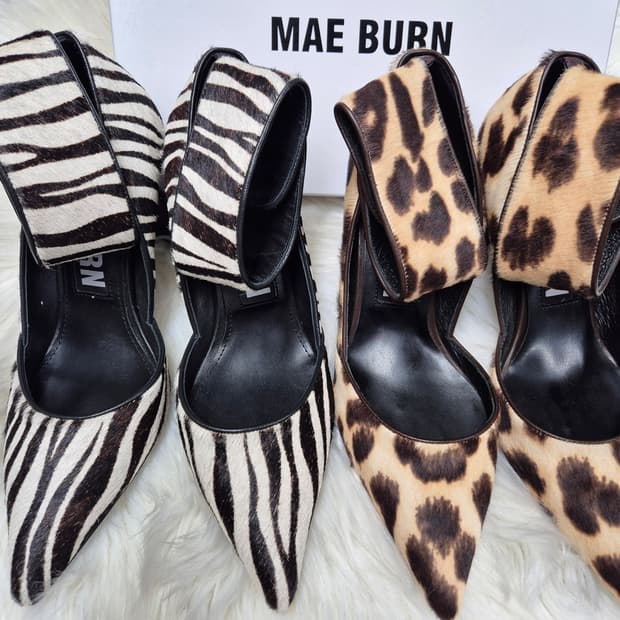 MAE BURN 브랜드의 독특한 힐240#새상품