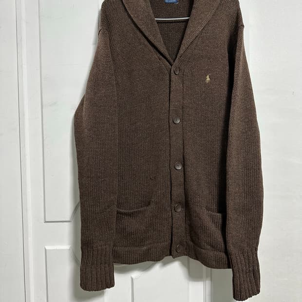 폴로 랄프로렌 숄카라 램스울 가디건