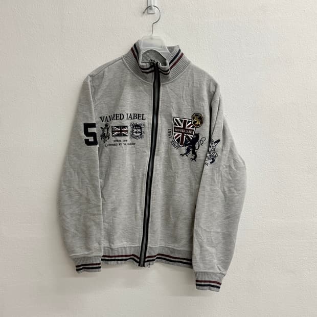 Van red label jpn 그레이 져지 트랙탑 M