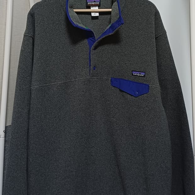 [L] 파타고니아 신칠라 스냅티 니켈 / 블루