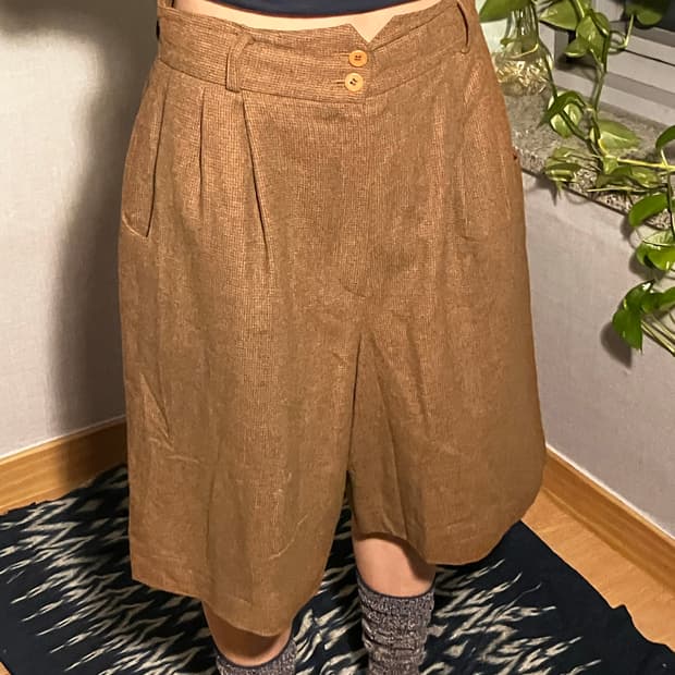 Bean pole wool 반바지