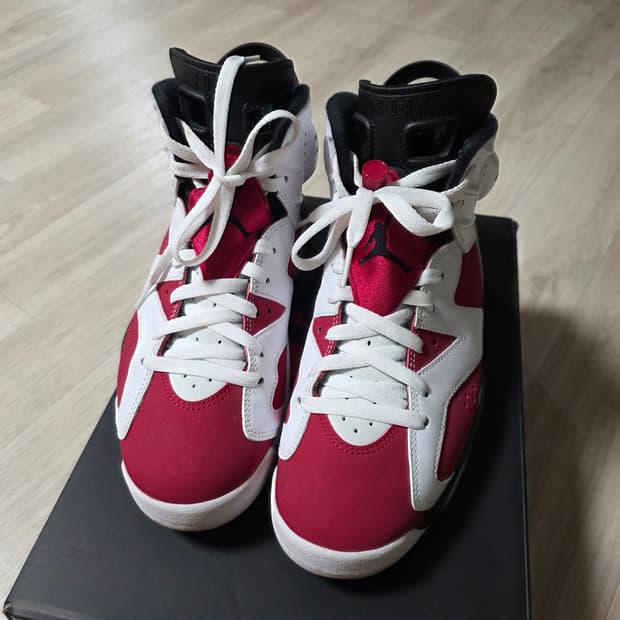 조던 6 레트로 카마인 사이즈265