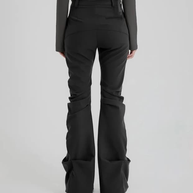플레어업 드레이프 팬츠 Asymmetrical Drape Pants