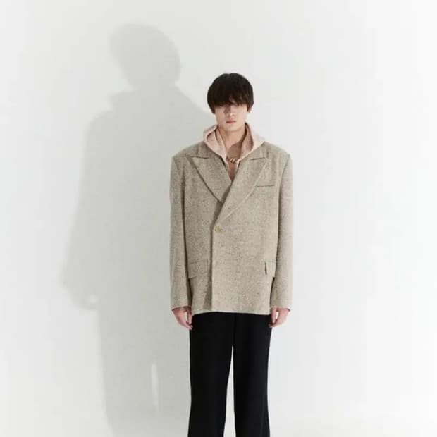 크러쉬어게인 트위드 블레이저