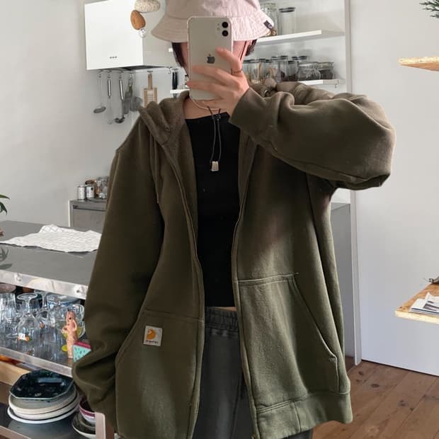 칼하트 후드 집업 (Man 2XL)