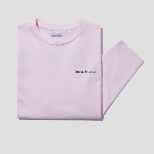 어텐즈 베이비핑크 롱슬리브