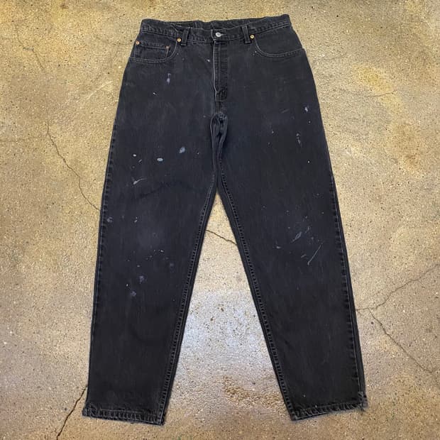 90s Made in Canada 빈티지 리바이스 560 블랙진 청바지