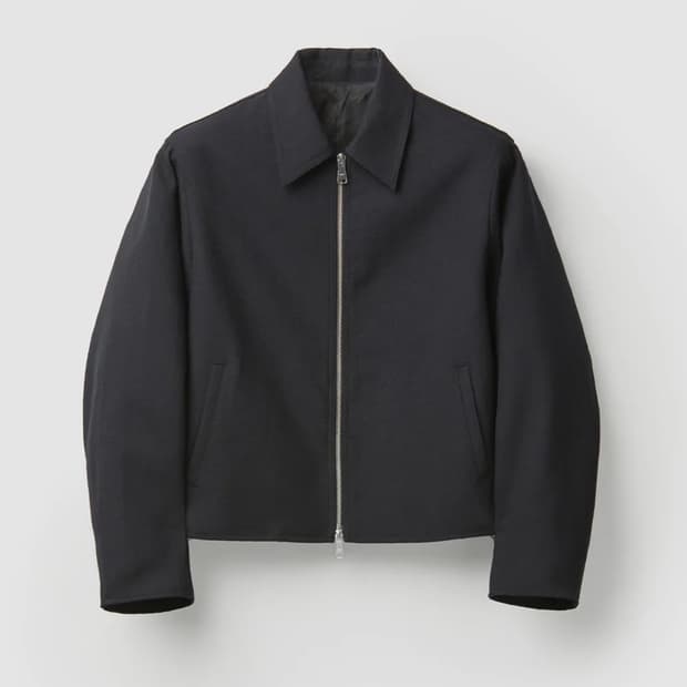 쿠어 버진 울 크롭 점퍼 - L