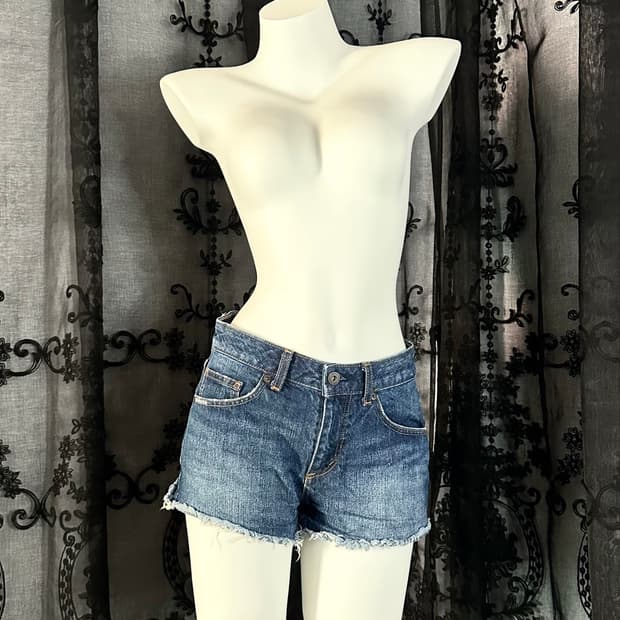 denim shorts
