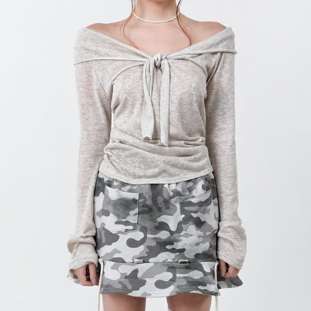 택o) 오운서 마리나 무드 소프트 오프숄더