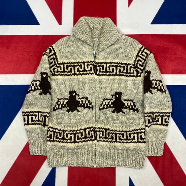 빈티지 헤비울 코위찬 실측 M-L 