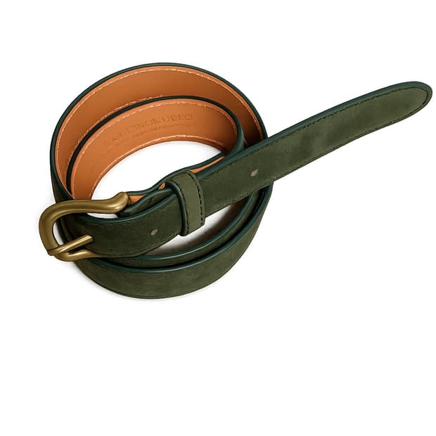 스웨이드 레더 벨트