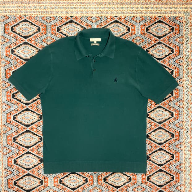 빈폴 이탈리안 딥그린 면 카라티셔츠 남성L