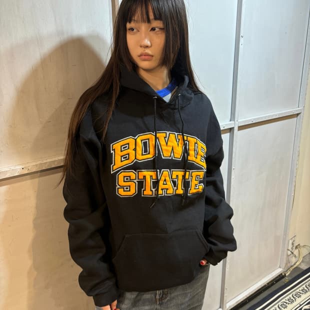 90s RUSSELL black Hoodie