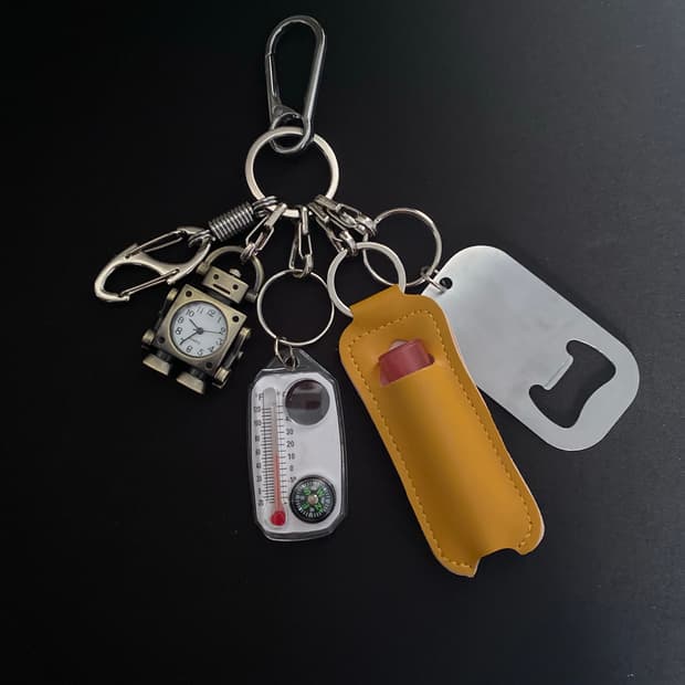 로봇 시계 2way 키링