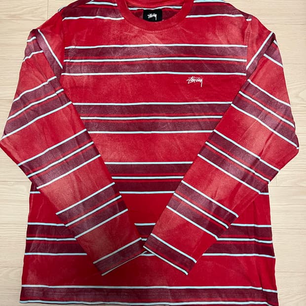 Stussy bleach stripe