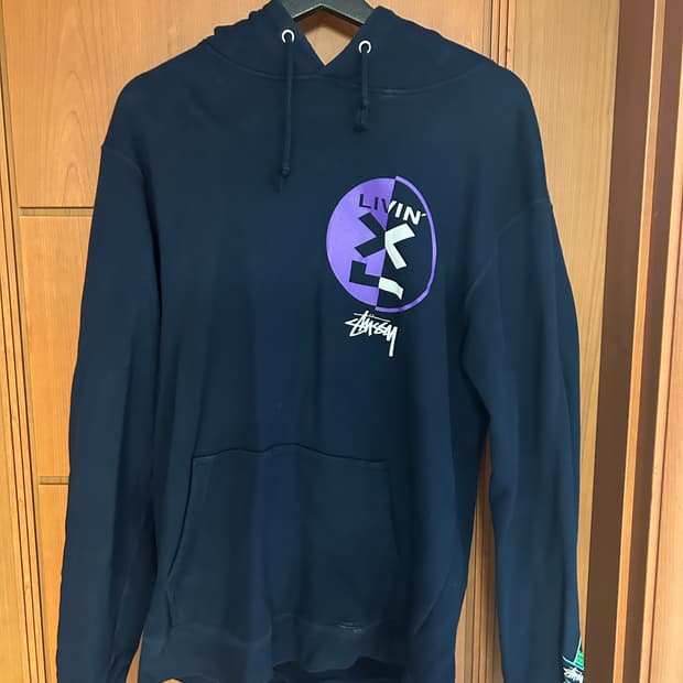 스투시 Knowledge power 후드