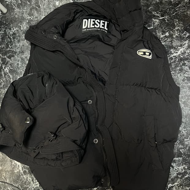 디젤 패딩 베스트