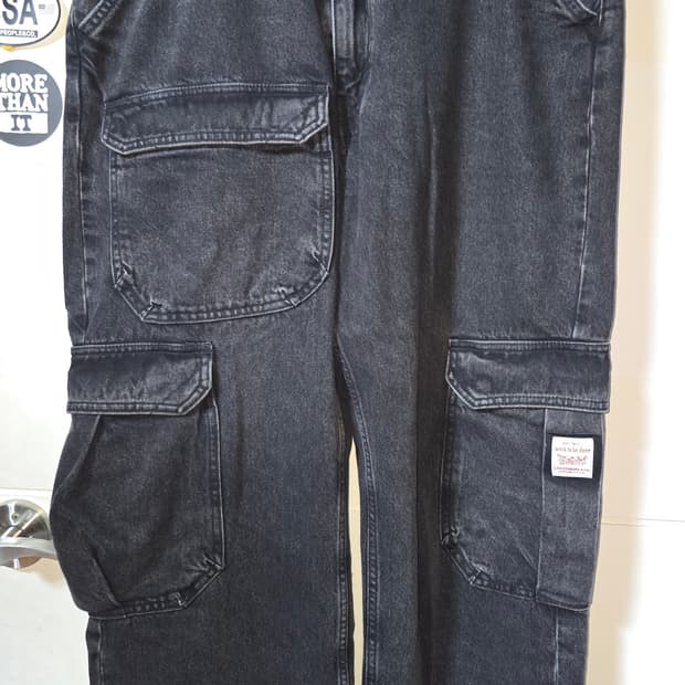 리바이스 568 스테이루즈 카고 데님 팬츠