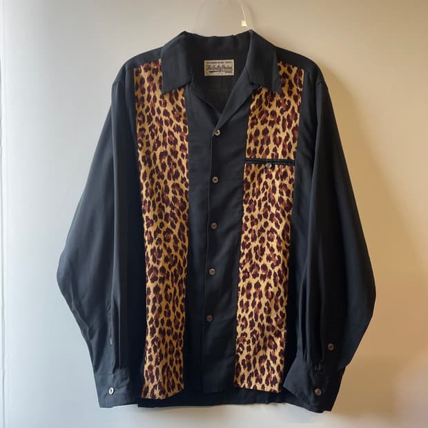 와코마리아 레오파드 투톤셔츠