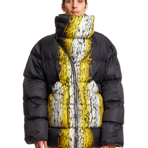 Rick owens 릭오웬스 퍼넬넥 패딩