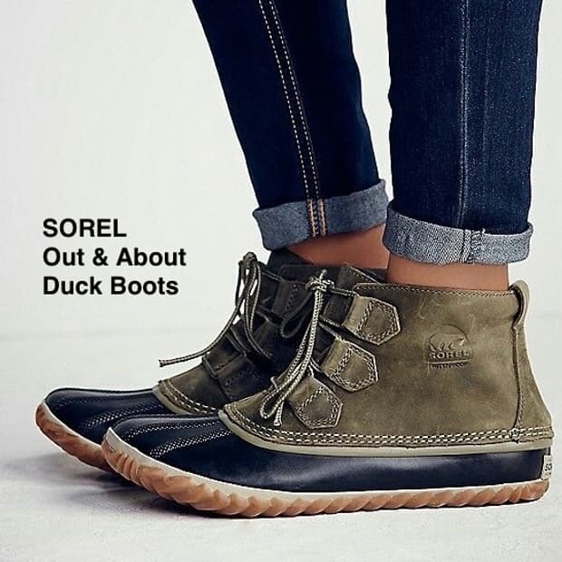 sorel out & about duck boots 소렐 덕부츠 레인부츠