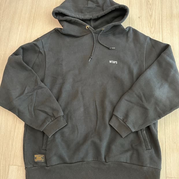 16 wtaps 더블탭스 디자인 후드 뼈 그래픽 L